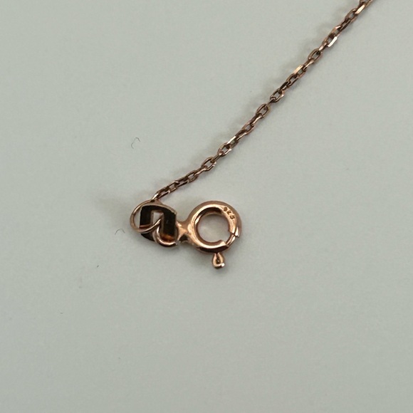 Sunkissed Sterling Silver Cubic Zirconia Fish Bracelet Rose Gold Plating 7" - Picture 9 of 12